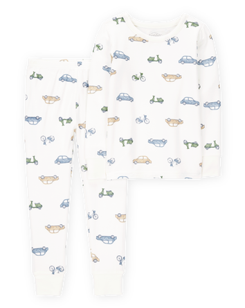 Toddler 2-Piece Car Print PurelySoft Pyjamas, 