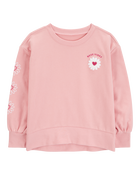 Kid Best Vibes Crew Neck Pullover, image 1 of 4 slides