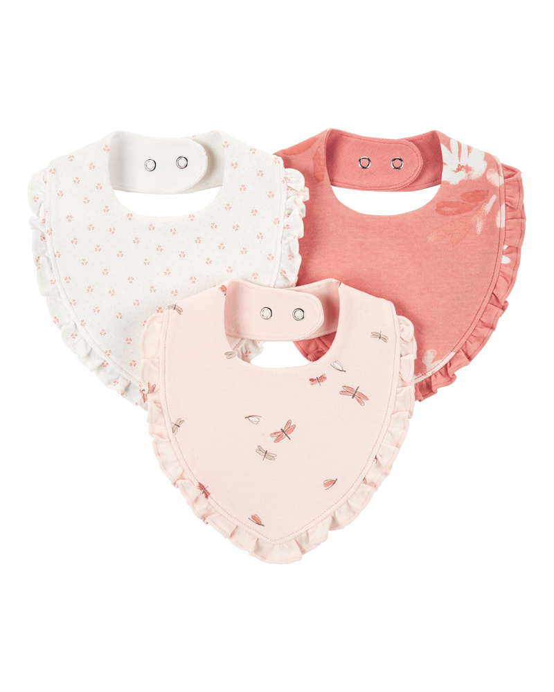 Baby 3-Pack Bandana Bibs, image 1 of 3 slides