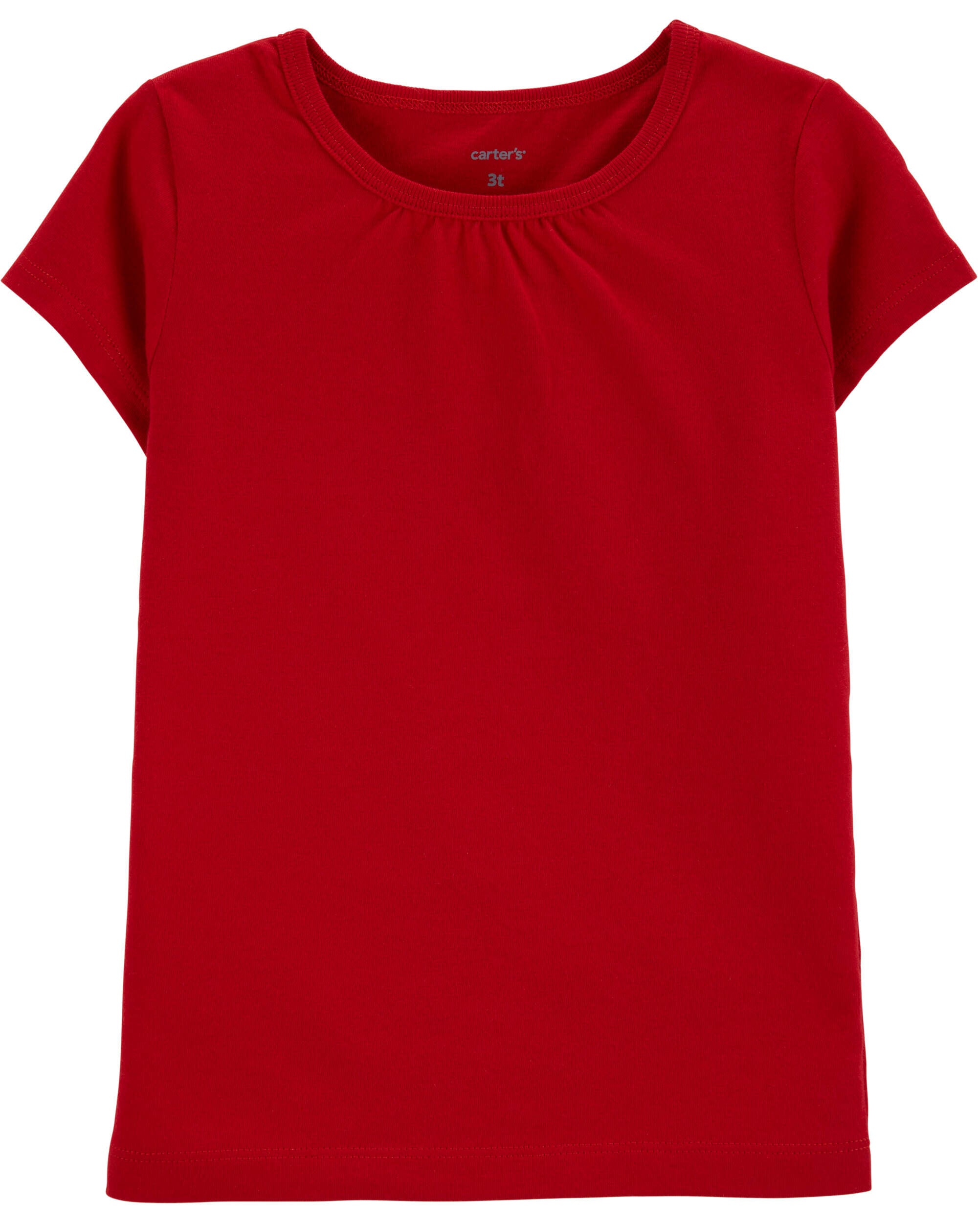 Toddler Red Cotton Tee