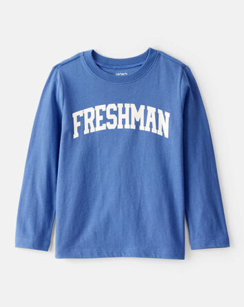 Tout-petit garçon - T-shirt imprimé à manches longues – Bleu, 