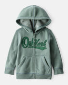 Bébé garçon - Blouson à logo OshKosh à fermeture à glissière - Vert, image 1 sur 4 diapositives