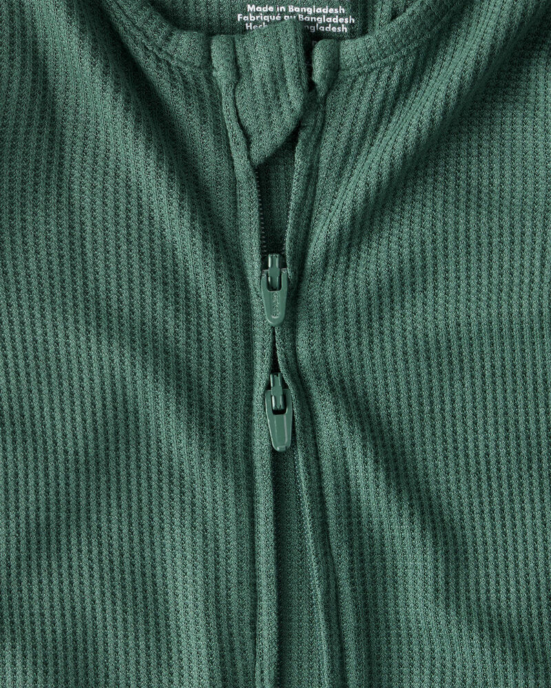 Bébé - Pyjama à manches longues uni PurelySoft - Vert, image 4 sur 6 diapositives