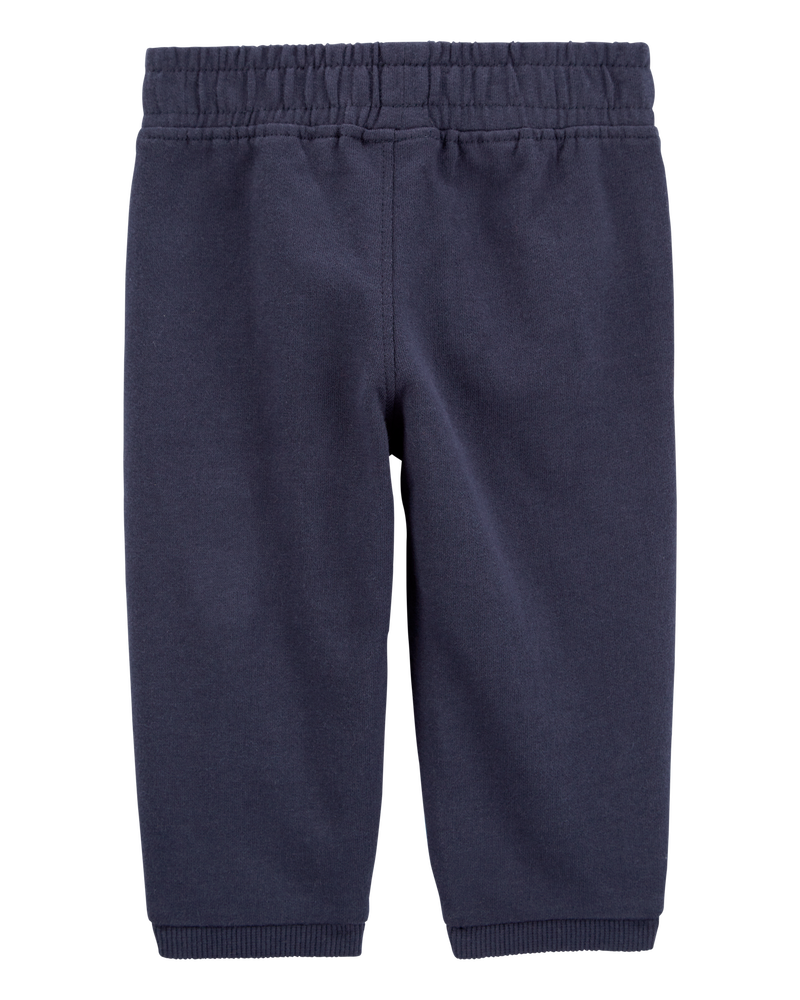 Baby 3-Piece French Terry Mix-and-Match Outfit Set - Navy, image 8 of 9 slides