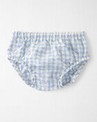 Baby Girl Gingham Dress Made with Organic Cotton, image 3 of 6 slides
