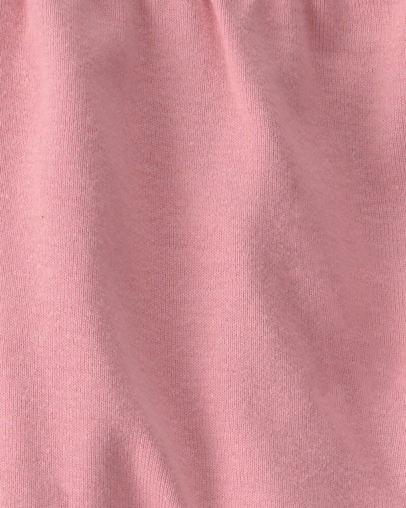 Baby Girl 2-Pack Cotton Shorts - Pink, image 4 of 5 slides