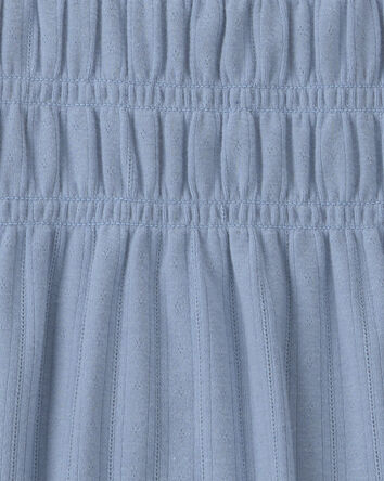 Filles - Haut p&eacute;plum &agrave; manches longues &ndash; Bleu, 