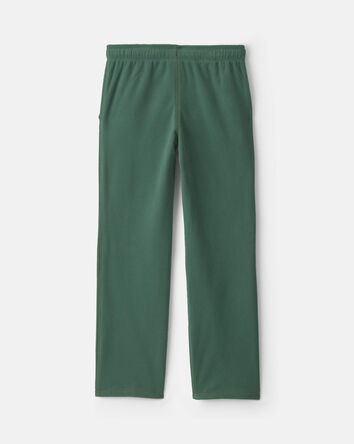 Boys Microfleece Wide-Leg Pants - Olive Green, 