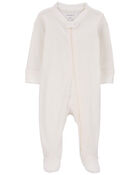 Baby 3-Pack Thermal Textured Sleep & Play Pajamas, image 6 of 7 slides