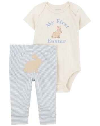 2-Piece My First Easter Bodysuit Pant Set, 