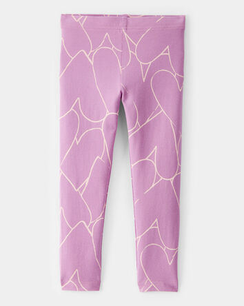 Toddler Girl Heart Leggings, 