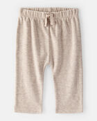 Baby Boy Pull-On Thermal Pants - Heather Grey, image 1 of 4 slides