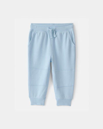 Baby Boy French Terry Joggers - Blue, 