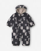 Baby Boy Columbia Powder Lite&trade; II Reversible Bunting- Black, image 3 of 5 slides