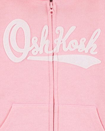 Baby OshKosh Logo Zip Jacket - Pink, 