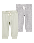 Baby 2-Pack Jogger Pants, image 1 of 5 slides