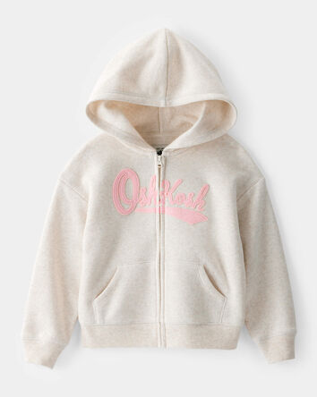 Toddler Solid French Terry Hooded Jacket, 