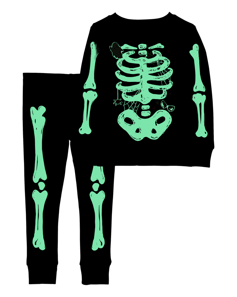 Multi Baby 2 Piece Halloween Skeleton 100 Snug Fit Cotton Pyjamas Carter s Oshkosh Canada