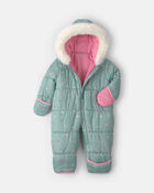 Baby Girl Novelty Pramsuit- Green
, image 2 of 3 slides