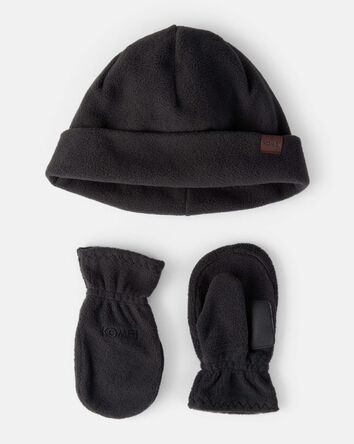 Toddler Boy KOMBI  Fleece Hat & Mitts Set , 