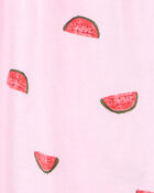 Toddler Watermelon Tank Dress, image 3 of 4 slides