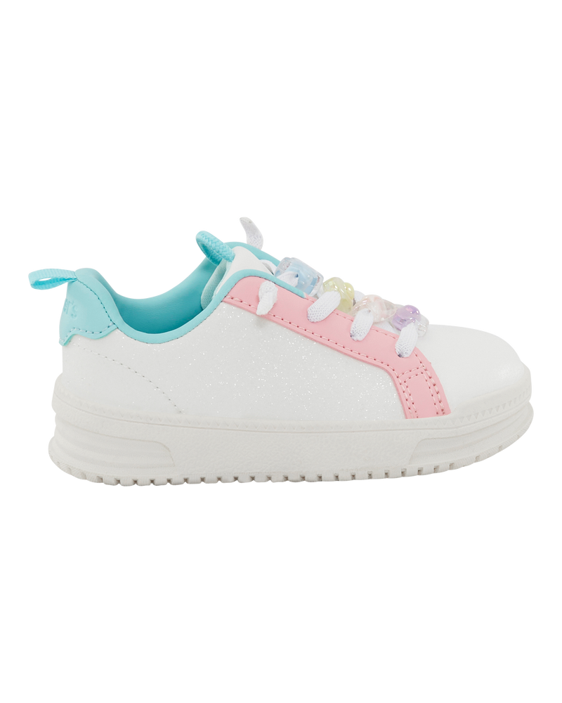 Toddler Girl Pull On Jewel Sneakers, image 2 of 7 slides