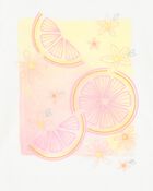 Kid Lemon Short-Sleeve Fashion Top - Cream, image 2 of 3 slides