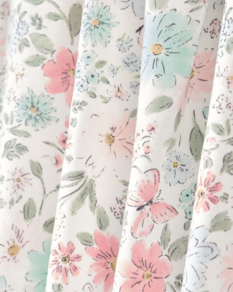 Toddler Girl Butterfly Garden PurelySoft 2-Piece Pyjama Set, image 6 of 8 slides