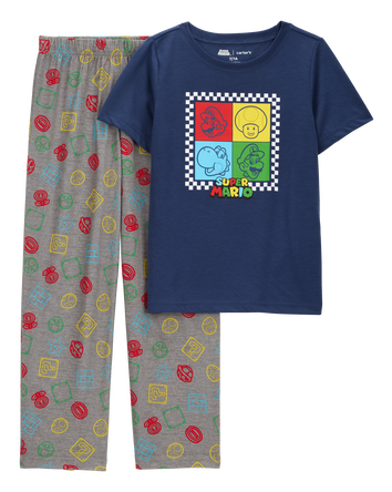 Kid Super Mario Bros&trade; Loose Fit 2-Piece Pyjamas, 