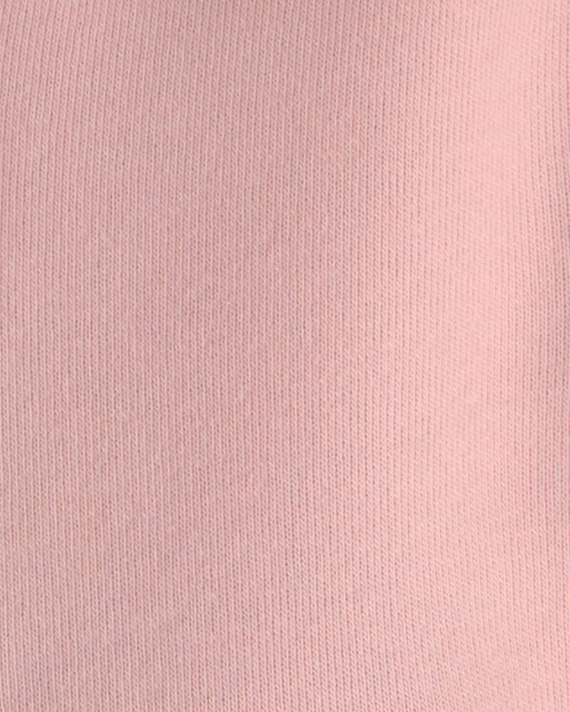 Baby Girl Bear Fleece Zip-Up  Hoodie - Pink, image 2 of 3 slides