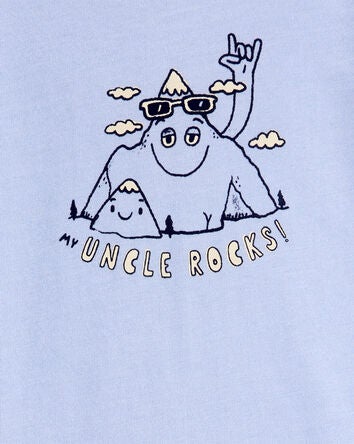 Baby Uncle Rocks Short-Sleeve Bodysuit, 