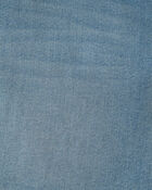 Girls Pleated Denim Skirt - Light Wash, image 4 of 5 slides