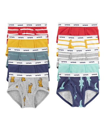 10-Pack Cotton Briefs, 