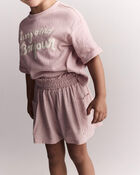 Toddler Girl Swing Short with Pockets - Rose, image 4 of 7 slides