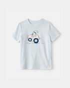 Toddler Easter Bunny Graphic Tee - Blue, image 1 of 3 slides