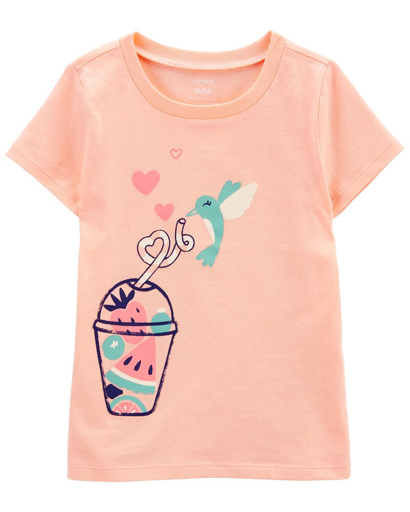 Hummingbird Smoothie Jersey Tee, image 1 of 3 slides