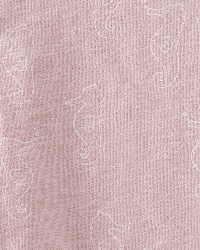 Toddler 2-Piece Organic Cotton Knit Seahorse-Print Set, image 4 of 4 slides