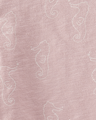 Toddler 2-Piece Organic Cotton Knit Seahorse-Print Set, image 4 of 4 slides