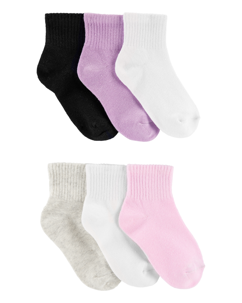 Kid 6-Pack Crew Socks, image 1 of 2 slides