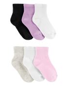 Kid 6-Pack Crew Socks, image 1 of 2 slides