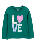 Toddler Love Long-Sleeve Graphic Tee, image 1 of 3 slides