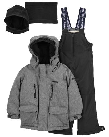 2-Piece Snowsuit With Bonus Hat & Neck Warmer, 