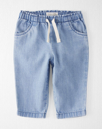 Bébé Pantalon en chambray de coton biologique, 