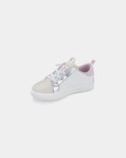 Tout-petit fille - Espadrilles aux couleurs contrast&eacute;es et c&oelig;urs m&eacute;tallis&eacute;s - Blanc, image 6 sur 6 diapositives