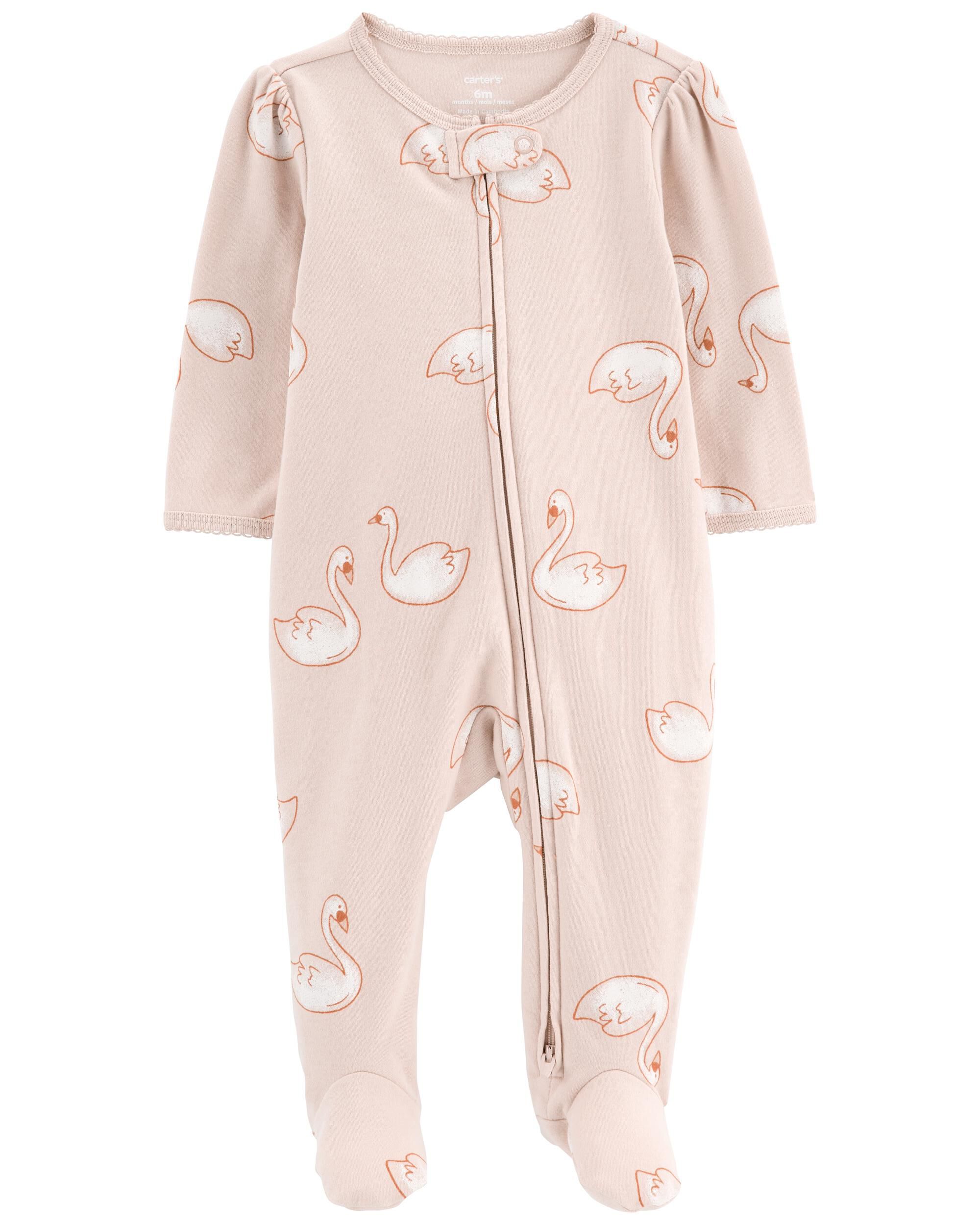 Carters shop swan pajamas