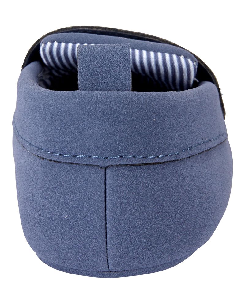 Chambray Loafer Baby Shoes, image 3 of 6 slides