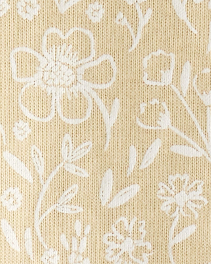 Baby Floral Print Organic Cotton 2-Piece Pyjamas, image 3 of 4 slides