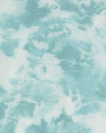 Kid Tie Dye Knit Long-Sleeve Fashion Top - Blue, 