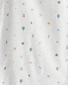Kid Organic Cotton Pyjamas in Icon Print, image 3 of 4 slides