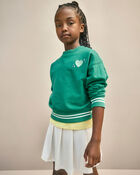 Girls Pleated Active Skort - White, image 2 of 5 slides